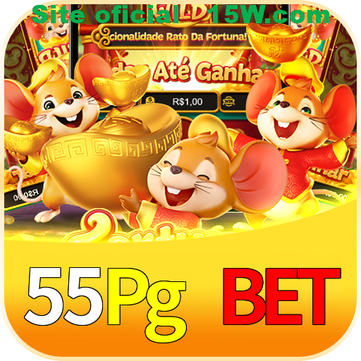 Imagem promocional da 55Pg Bet mostrando a plataforma e suas vantagens